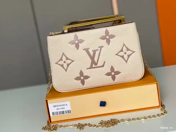 VUITTON POCHETTE LOUIS DOUBLE ZIP 0512